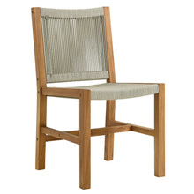 Load image into Gallery viewer, Vienna 7-Piece Outdoor Patio Teak and Rope Dining Set with Armless Chairs by Modway