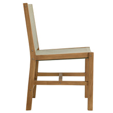 Load image into Gallery viewer, Vienna 7-Piece Outdoor Patio Teak and Rope Dining Set with Armless Chairs by Modway