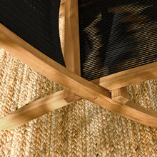 Load image into Gallery viewer, Vienna Outdoor Patio Teak and Rope Folding Accent Lounge Chair by Modway