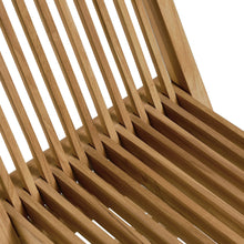 Load image into Gallery viewer, Vienna Outdoor Patio Teak Wood Folding Dining Chairs Set of 4 by Modway