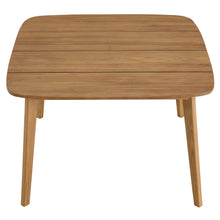Load image into Gallery viewer, Vienna 46" Square Outdoor Patio Teak Wood Dining Table by Modway