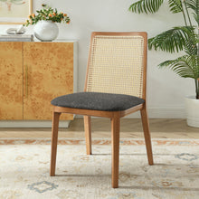 Load image into Gallery viewer, Monarch Wood and Rattan Dining Side Chair by Modway