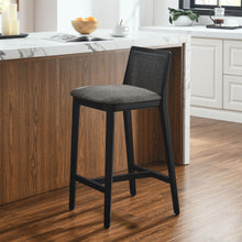 Load image into Gallery viewer, Monarch Wood and Rattan Counter Stool by Modway