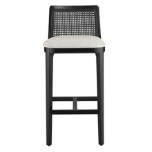 Load image into Gallery viewer, Monarch Wood and Rattan Bar Stool by Modway