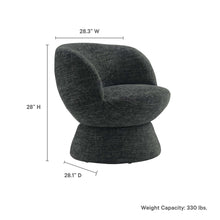 Load image into Gallery viewer, Vesta Chenille Fabric Upholstered Swivel Chair by Modway