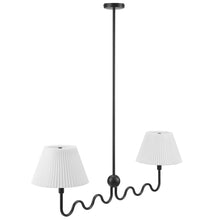 Load image into Gallery viewer, Wave Squiggle 2-Arm Pendant Light by Modway