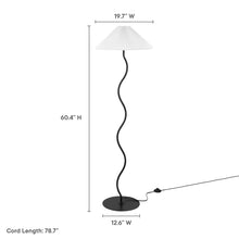Load image into Gallery viewer, Wave Squiggle Floor Lamp by Modway