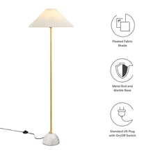Load image into Gallery viewer, Illusion Marble Dome Floor Lamp by Modway
