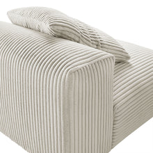 Load image into Gallery viewer, Solace Modular Corduroy Upholstered Armless Chair by Modway
