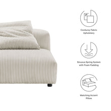 Load image into Gallery viewer, Solace Modular Corduroy Upholstered Armless Chair by Modway