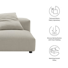 Load image into Gallery viewer, Solace Modular Upholstered Fabric Armless Chair by Modway