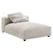 Load image into Gallery viewer, Solace Modular Corduroy Upholstered Armless Chaise Lounge by Modway