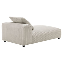 Load image into Gallery viewer, Solace Modular Corduroy Upholstered Armless Chaise Lounge by Modway