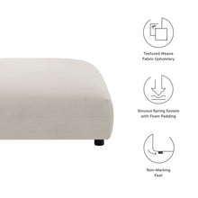 Load image into Gallery viewer, Solace Modular Upholstered Fabric Ottoman by Modway