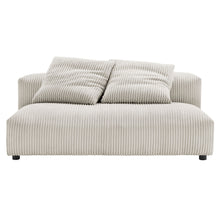 Load image into Gallery viewer, Solace Modular Corduroy Upholstered Armless Loveseat and Ottoman Set by Modway