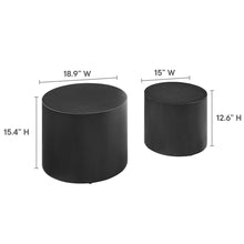 Load image into Gallery viewer, Amani Round Nesting Coffee Tables Set of 2 by Modway