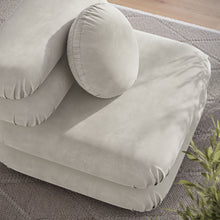Load image into Gallery viewer, Jubilee Modular Performance Velvet Armless Chair by Modway
