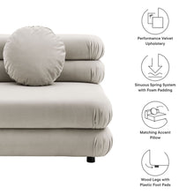 Load image into Gallery viewer, Jubilee Modular Performance Velvet Armless Chair by Modway