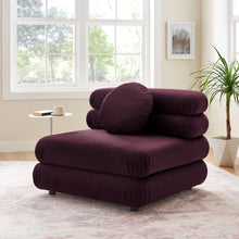 Load image into Gallery viewer, Jubilee Modular Performance Velvet Armless Chair by Modway
