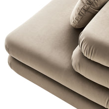 Load image into Gallery viewer, Jubilee Modular Performance Velvet Armless Chair by Modway