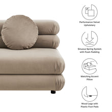 Load image into Gallery viewer, Jubilee Modular Performance Velvet Armless Chair by Modway
