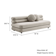 Load image into Gallery viewer, Jubilee Modular Performance Velvet Armless Loveseat by Modway