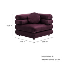 Load image into Gallery viewer, Jubilee Modular Performance Velvet Corner Chair by Modway
