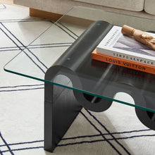 Load image into Gallery viewer, Ondine Glass Top Coffee Table by Modway