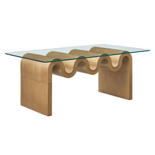 Load image into Gallery viewer, Ondine Glass Top Coffee Table by Modway