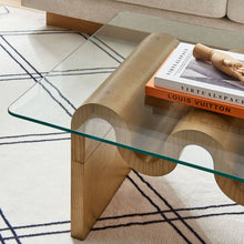 Load image into Gallery viewer, Ondine Glass Top Coffee Table by Modway