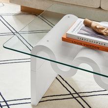 Load image into Gallery viewer, Ondine Glass Top Coffee Table by Modway