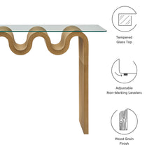 Load image into Gallery viewer, Ondine Glass Top 50" Console Table by Modway