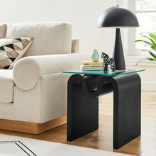 Load image into Gallery viewer, Ondine Glass Top Side Table by Modway