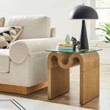 Load image into Gallery viewer, Ondine Glass Top Side Table by Modway