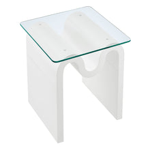 Load image into Gallery viewer, Ondine Glass Top Side Table by Modway