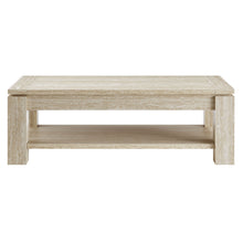Load image into Gallery viewer, Hollis Travertine Coffee Table by Modway