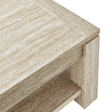 Load image into Gallery viewer, Hollis Travertine Coffee Table by Modway