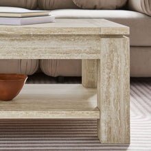 Load image into Gallery viewer, Hollis Travertine Coffee Table by Modway