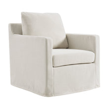 Load image into Gallery viewer, Serene Linen Slipcovered Swivel Armchair by Modway