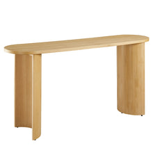 Load image into Gallery viewer, Aspect Oval Wood Entryway Console Table by Modway