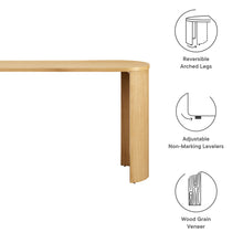 Load image into Gallery viewer, Aspect Oval Wood Entryway Console Table by Modway