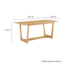 Load image into Gallery viewer, Solara 71" Rectangle Wood Dining Table by Modway