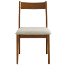 Load image into Gallery viewer, Solara Fabric Wood Dining Side Chairs Set of 2 by Modway