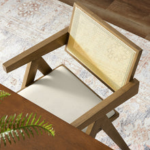 Load image into Gallery viewer, Thera Vegan Leather Cane Dining Armchairs Set of 2 by Modway