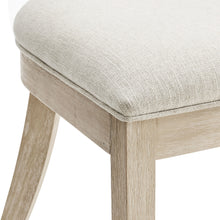 Load image into Gallery viewer, Peregrine Wood and Fabric Upholstered Dining Chairs Set of 2 by Modway