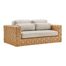 Load image into Gallery viewer, Thames Outdoor Patio Wicker Outdoor Patio Rattan Loveseat by Modway
