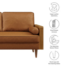 Load image into Gallery viewer, Kellan Vegan Leather Loveseat by Modway