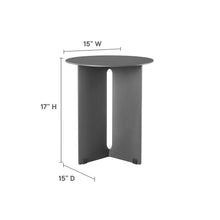 Load image into Gallery viewer, Tecton Outdoor Patio Aluminum Side Table by Modway