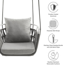 Load image into Gallery viewer, Kaliah Outdoor Patio Aluminum Swing Chair by Modway
