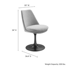 Load image into Gallery viewer, Lippa Upholstered Swivel Dining Chair by Modway